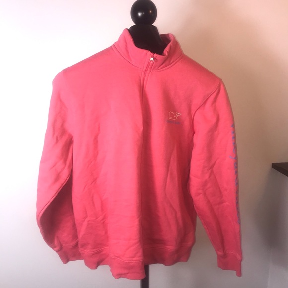 Vineyard Vines Quarter Zip Whale Pullover - Picture 1 of 5